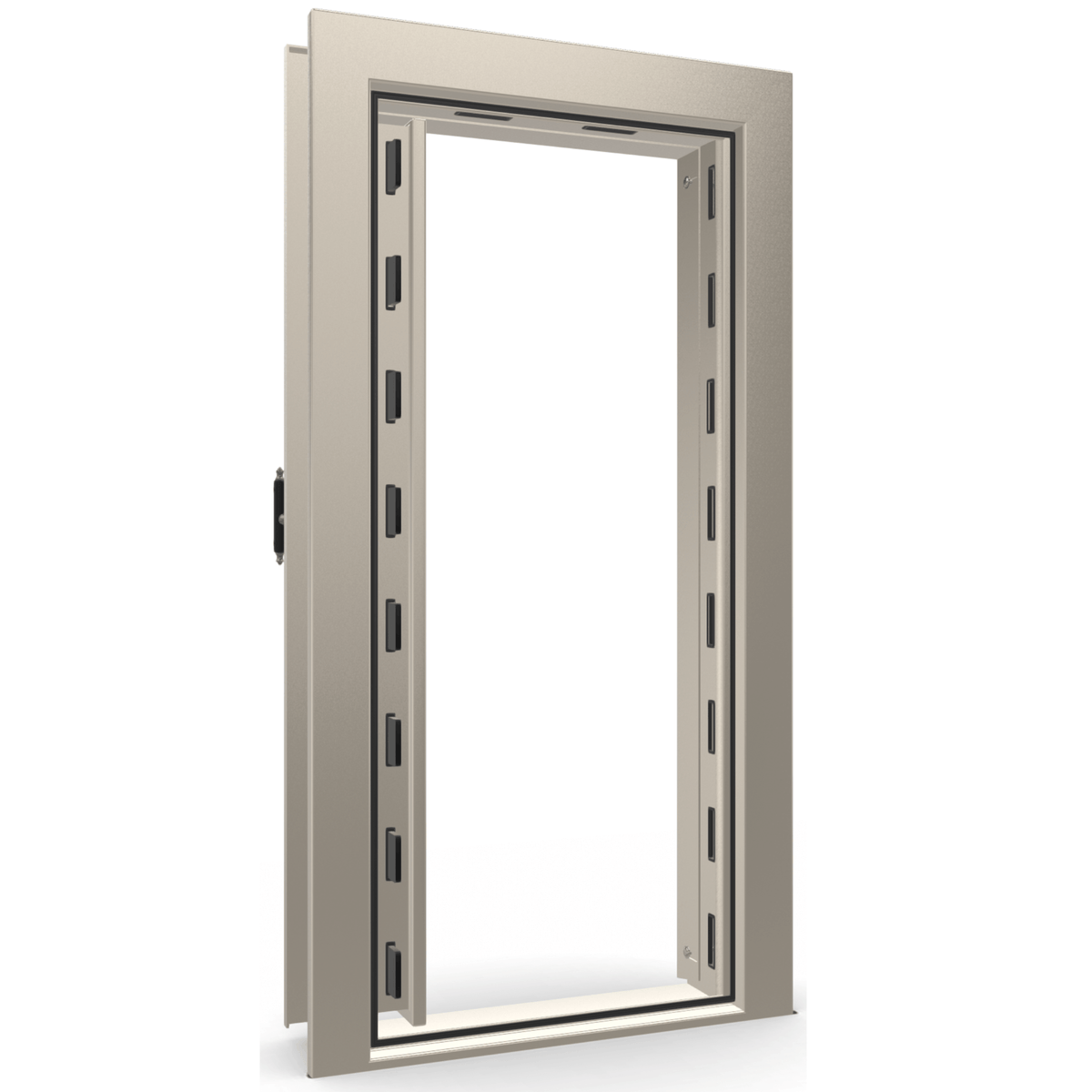 Vault Door Series | Out-Swing | Left Hinge | Black Gloss | Electronic Lock