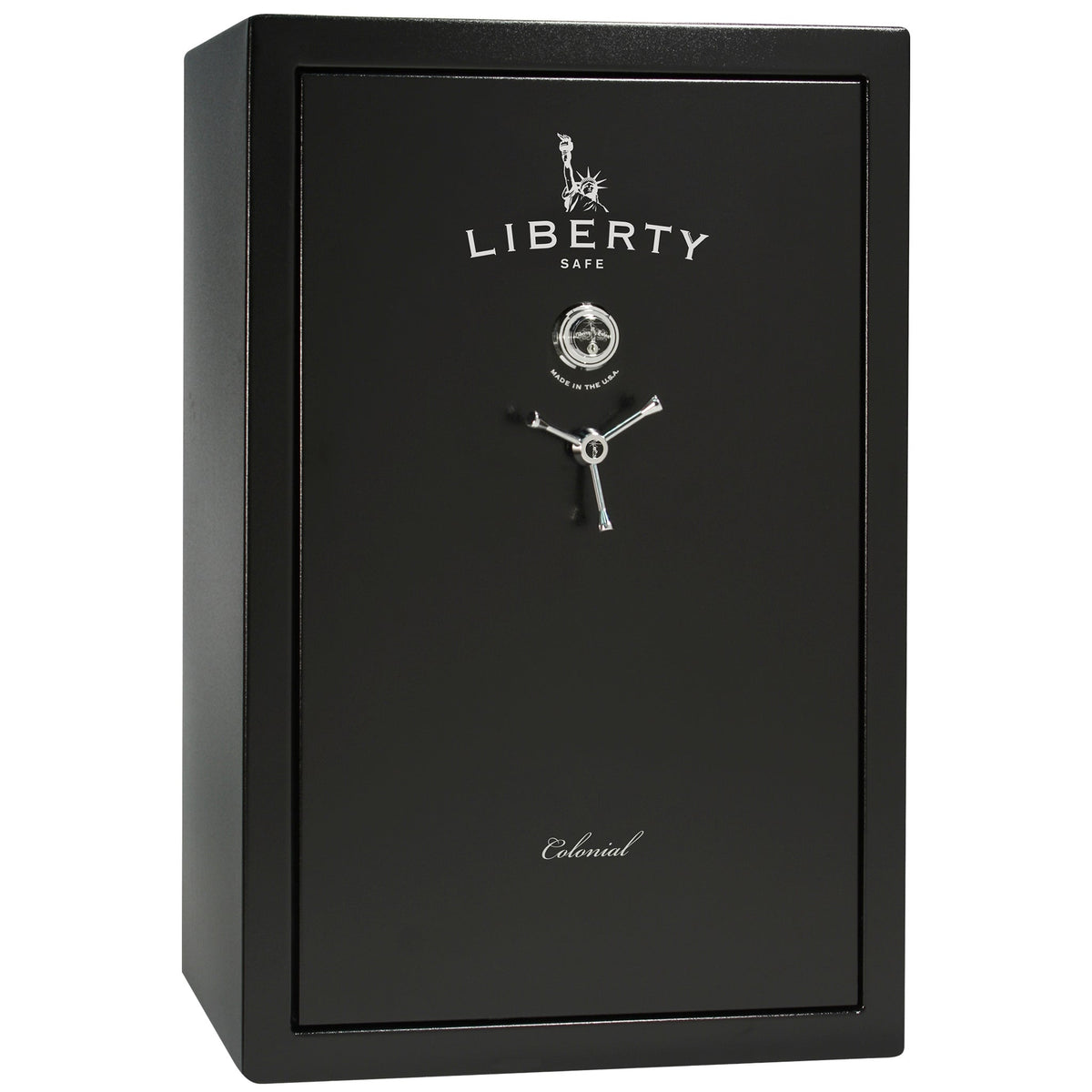 Colonial Series | Level 4 Security | 75 Minute Fire Protection | 35 | DIMENSIONS: 60.5&quot;(H) X 42”(W) X 22&quot;(D*) | Black Textured | Mechanical Lock - closed