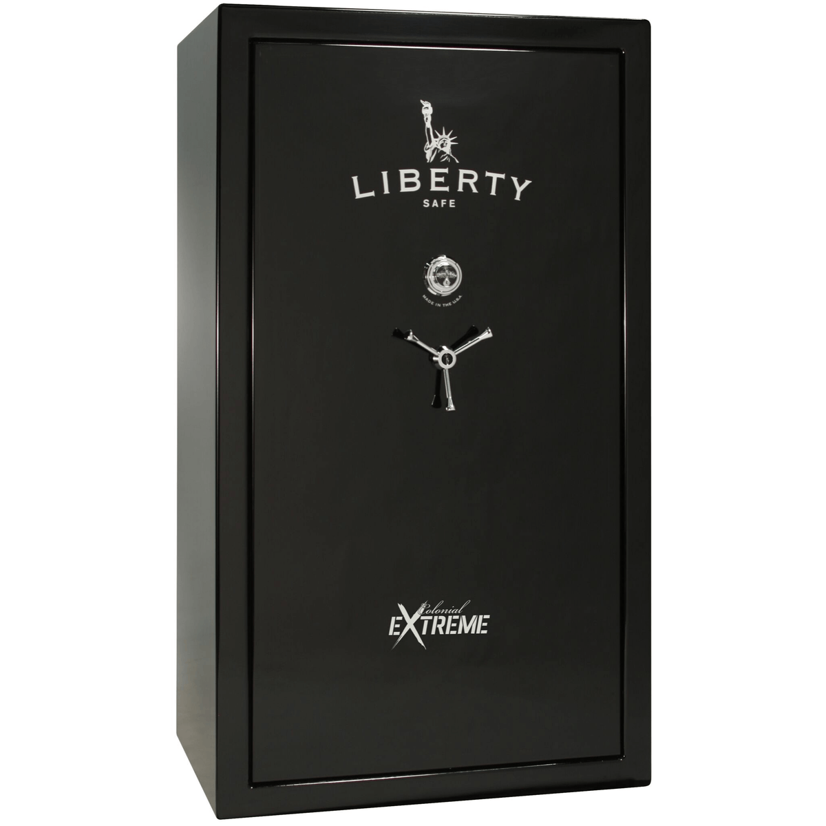 Colonial Series | Level 4 Security | 75 Minute Fire Protection | 50XT | DIMENSIONS: 72.5&quot;(H) X 42&quot;(W) X 27.5&quot;(D*) | Black Gloss | Mechanical Lock