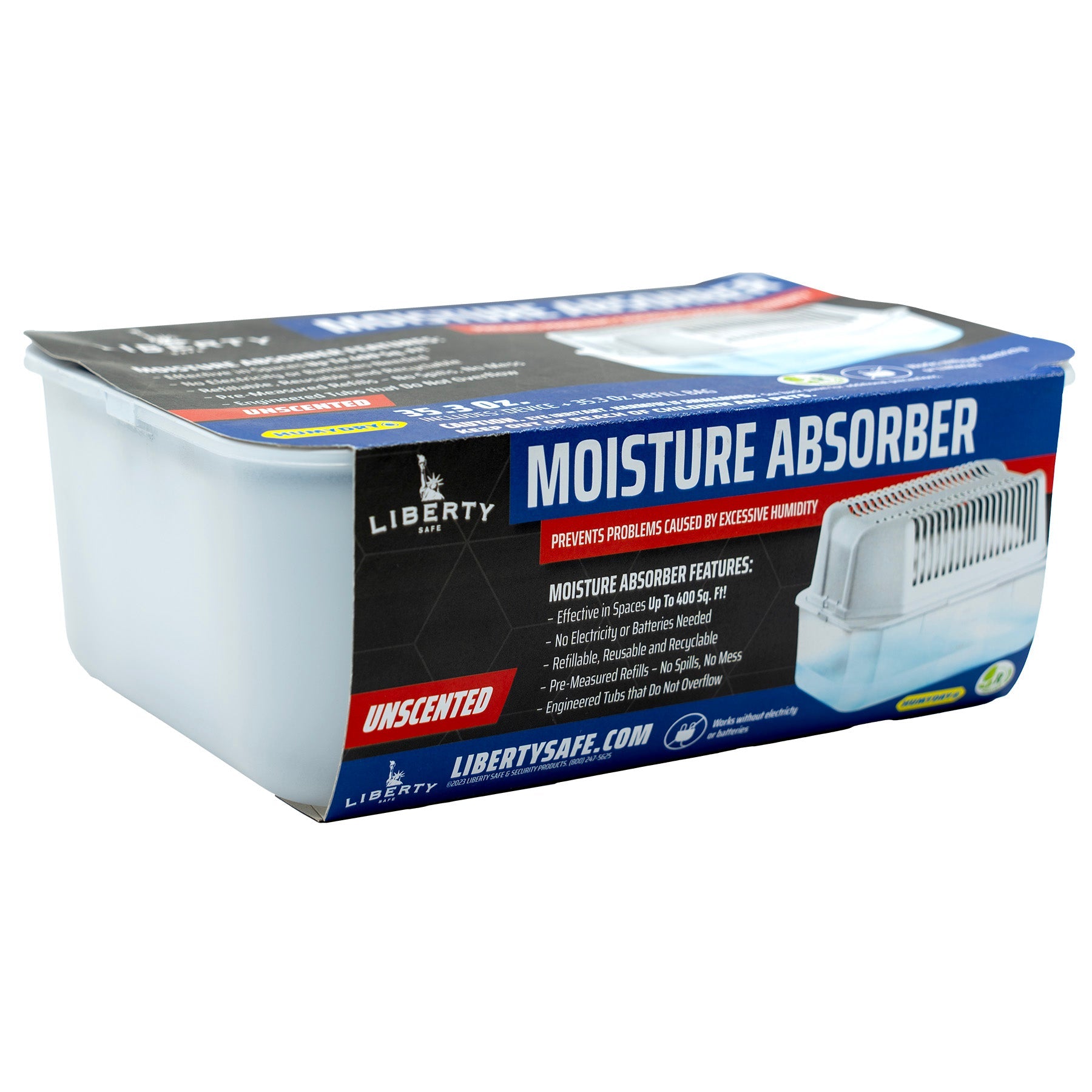 HumyDry Moisture Absorber 35.3 Ounce Device - Product with Packaging