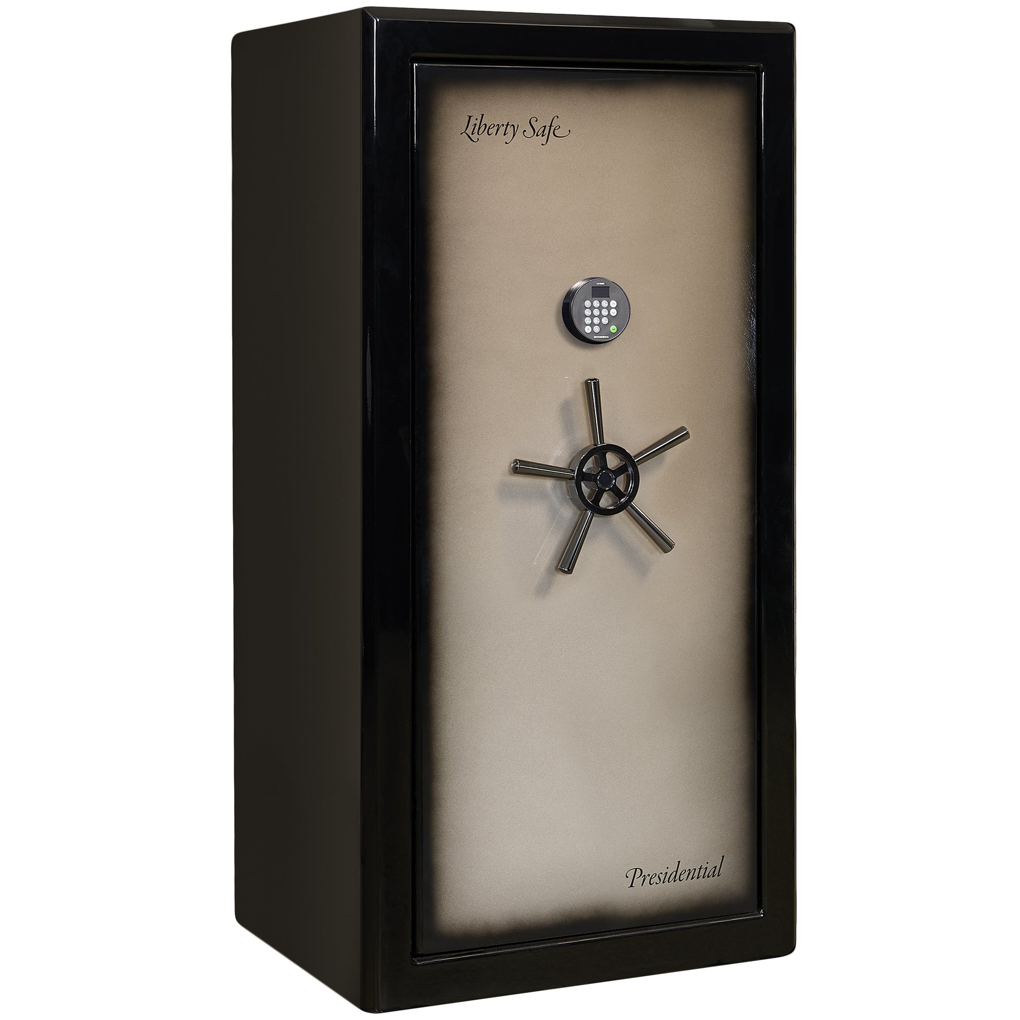 Presidential Series | Level 10 Security | 2.5 Hours Fire Protection | 25 | Dimensions: 60"(H) x 30"(W) x 24.75"(D*) | Champagne Gloss | Electronic Lock - Closed