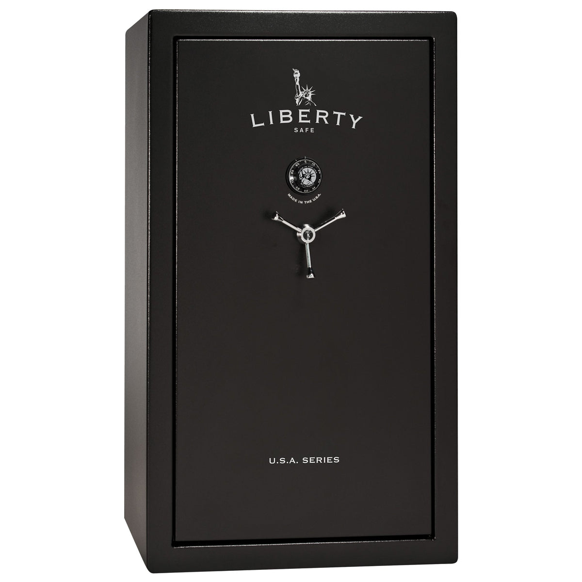 USA Series | Level 3 Security | 60 Minute Fire Rating | 36 | Dimensions: 60.5&quot;(H) x 36&quot;(W) x 22&quot;(D) | Black Textured | Mechanical Lock - Closed Door