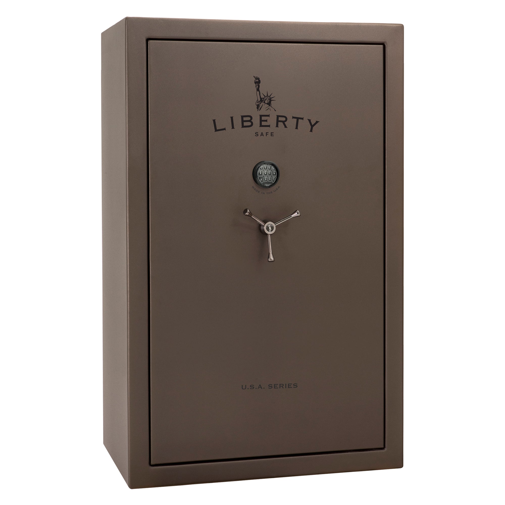 USA 48 Textured Bronze Elock 60.5"(H) x 42"(W) x 22"(D) | 60 Minute Fire Protection | Level 3 Security - Closed Door 