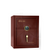 Premium Home Series | Level 7 Security | 2 Hour Fire Protection | 08 | Dimensions: 29.75"(H) x 24.5"(W) x 19"(D) | Burgundy Gloss Brass - Closed Door